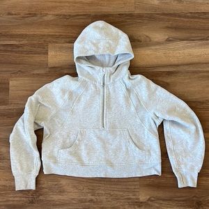Lululemon oversized 1/2 zip scuba hoodie
